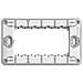 Supporto 4 Moduli Fissaggio Con Vite Serie Matixgo - Bticino J4704 - Foto miniatura 1