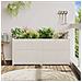 Fioriera Da Giardino Bianca 150x50x70 Cm Legno Massello Di Pino - Foto miniatura 3