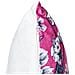 Set Di 2 Cuscini Koeleria Velluto 45 X 45 Cm A Strisce Ricamato Fucsia - Foto miniatura 3