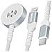 Cavo Caricatore Magnetico Per Apple Watch + Lightning Connettore Usb-c, Bianco - Foto miniatura 4