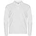 Stretch Premium Polo L /s Bianco L - Foto miniatura 1