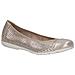 Taupe Metallic Casual Closed Ballerinas Ballerine Pelle Scarpe Donna Metallici Eu 37, 9-22151-42-341 - Foto miniatura 1