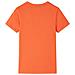 Maglietta per Bambini Arancione Brillante 140 - Foto miniatura 2
