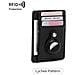 Elegante Portafoglio Per Carte Airtag Con Blocco Rfid Black - Foto miniatura 1