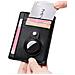 Elegante Portafoglio Per Carte Airtag Con Blocco Rfid Black - Foto miniatura 3