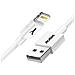 Cavo Usb A Iphone Lightning Ricarica E Sincronizzazione 3m, Bianco - Foto miniatura 4
