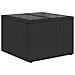 Set Divani da Giardino 10pz con Cuscini in Polyrattan Nero - Foto miniatura 5