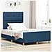Telaio letto  Blu 120x200 cm Tessuto - Foto miniatura 2