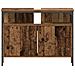 Mobile da Bagno  in Legno Vecchio 80x30x60 cm in Legno Ingegnerizzato - Foto miniatura 6