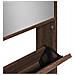 Scarpiera con Specchio a 4 Livelli Rovere Marrone 63x17x134 cm - Foto miniatura 9