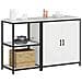 Set di Stoccaggio per Cucina 2 pcs Bianco 150 x 50 x 92 cm - Foto miniatura 3