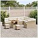 Set Divano da Giardino 12 pcs Beige e Crema 80 x 80 x 71 cm - Foto miniatura 3