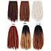 Parrucca Ombre Caterpillar Dreadlock - Extension Capelli Afro Ricci Crochet - Foto miniatura 3