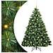 Albero di Natale artificiale con 300 LED Verde 210 cm PE e PVC - Foto miniatura 1