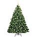 Albero di Natale artificiale con 300 LED Verde 210 cm PE e PVC - Foto miniatura 3