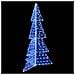 Albero di Natale con 240 LED Blu 180 cm Acrilico - Foto miniatura 3