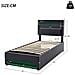 Letto Con Usb, Led Regolabile E Design Moderno - Foto miniatura 3