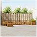 Set divani 10 pcs Naturale Legno di Acacia Massello - Foto miniatura 2