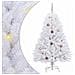 Albero di Natale artificiale Bianco 80 x 80 x 150 cm - Foto miniatura 1