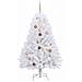 Albero di Natale artificiale Bianco 80 x 80 x 150 cm - Foto miniatura 3