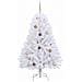 Albero di Natale artificiale Bianco 80 x 80 x 150 cm - Foto miniatura 4