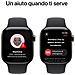 Watch Series 10 Serie 10 GPS + Cellular 42mm Cassa in Titanio color Ardesia con Nero Sport Band - M /L - Foto miniatura 7