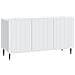 Mobile TV Bianco 99 x 34,5 x 52 cm Legno ingegnerizzato - Foto miniatura 1