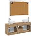 Set di Armadi da Bagno 4 pcs Rovere Artigianale - Foto miniatura 8