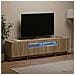Mobile TV LED a 5 pezzi Rovere Sonoma Legno ingegnerizzato - Foto miniatura 8