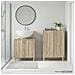 Set di Armadi da Bagno da 2 Pezzi ARNHEM Rovere Sonoma - Foto miniatura 7