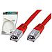 Cavo di Rete Cat. 5E SFTP 10 m - Rosso - Foto miniatura 1