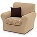 Copriseduta Sofa Cover In Fantasia Disegno Rs 2 Posti Rs 100 Grigio - Foto miniatura 2