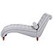 Chaise Longue In Tessuto Grigio Muret - Foto miniatura 8