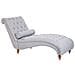 Chaise Longue In Tessuto Grigio Muret - Foto miniatura 11