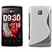 Custodia Compatibile Con Lg Optimus L1 Ii (2. Gen.) In Magnesio Bianco - Coperchio Protettivo In Silicone Tpu Flessibile - Foto miniatura 1