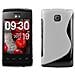 Custodia Compatibile Con Lg Optimus L1 Ii (2. Gen.) In Magnesio Bianco - Coperchio Protettivo In Silicone Tpu Flessibile - Foto miniatura 4