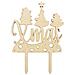 Cake Topper In Legno - Natale Xmas - Foto miniatura 3