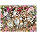 Floral Cats Pcs Falcon De Luxe-puzzle Da 1000 Pezzi Con Gatti Floreali, Multicolore, 11246 - Foto miniatura 3