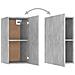 Mobili TV 2pz Grigio Cemento 30,5x30x60 cm Legno Multistrato - Foto miniatura 3