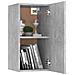 Mobili TV 2pz Grigio Cemento 30,5x30x60 cm Legno Multistrato - Foto miniatura 6