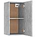 Mobili TV 2pz Grigio Cemento 30,5x30x60 cm Legno Multistrato - Foto miniatura 11