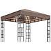 Gazebo con Luci a Stringa LED 3x3 m Grigio Talpa - Foto miniatura 1
