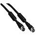 Cavo Collegamento Antenna Tv Maschio / Femmina Colore Nero Mt. 1,5 - Foto miniatura 1