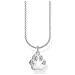, Collana Da Donna Con Zampa In Argento Sterling 925, Lunghezza 38-45 Cm - Foto miniatura 1