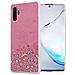 Custodia Compatibile Con Samsung Galaxy Note 10 Plus In Rosa Con Glitter - Coperchio Protettivo In Silicone Tpu Flessibile Con Glitter Scintillanti - Foto miniatura 1