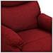 Poltrona Alzapersona Massaggiante Rosso Vino Tessuto - Foto miniatura 8