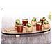 Set Snack, 8 Bicchieri Su Vassoio In Bambù - Foto miniatura 2