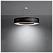 Lampadario Saturno 90 Nero Sl. 0796 - Minimalista Lampadari Nero 112x90x90 Cm - Foto miniatura 3