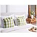 Set Di 2 Cuscini Tamnine 45 X 45 Cm Verde Chiaro Trama A Scacchi - Foto miniatura 1