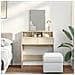 Toeletta Con Specchio Rovere Sonoma 80x41x144,5 Cm - Foto miniatura 3